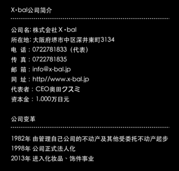 会社概要 中国語